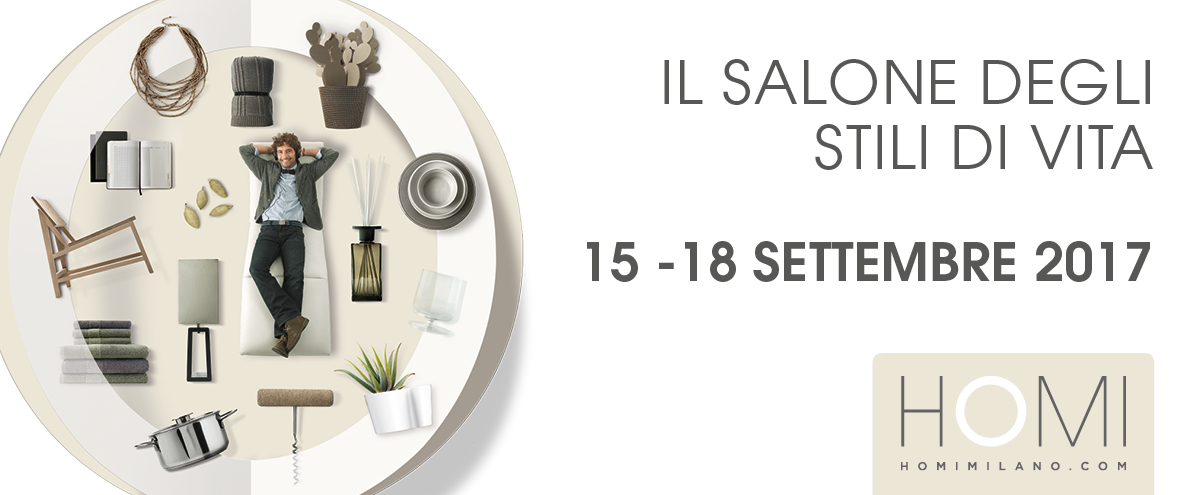 Logo HOMI il salone degli stili di vita Selavy' Jewels parteciperà alla fiera HOMI